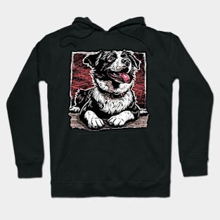 Retro Art Central Asian Shepherd Dog Lover Hoodie